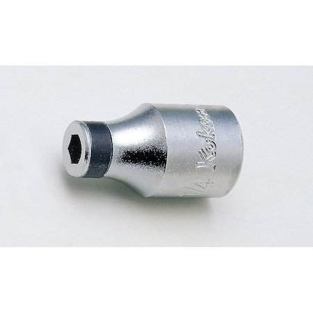 Ko-Ken Adaptor 1/4 For 1/4H Bit 38mm 1/2 Sq. Drive 4137